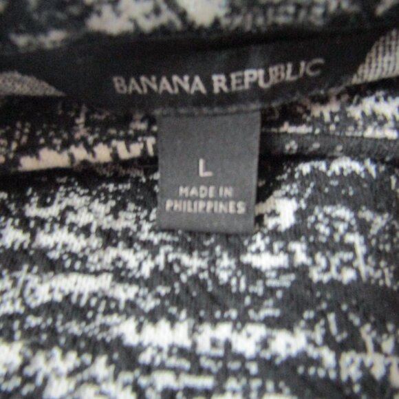 Banana Republic Women's Sweater Large Heather Black Classic Casual Preppy - Picture 11 of 12